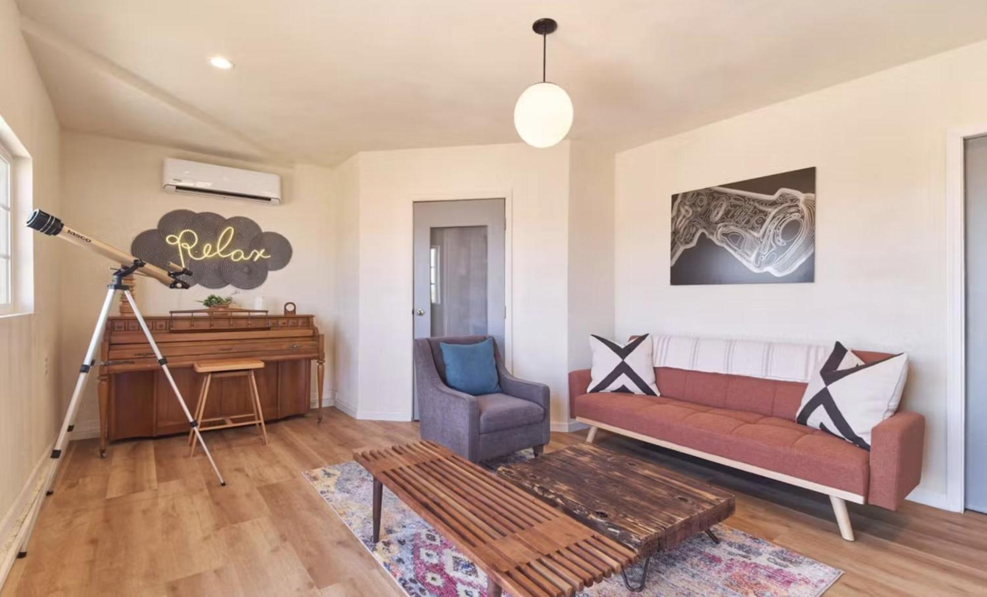 Twin Palms Desert Getaway - Jacuzzi, Fire Pit, Meditation Room & More Joshua Tree Esterno foto