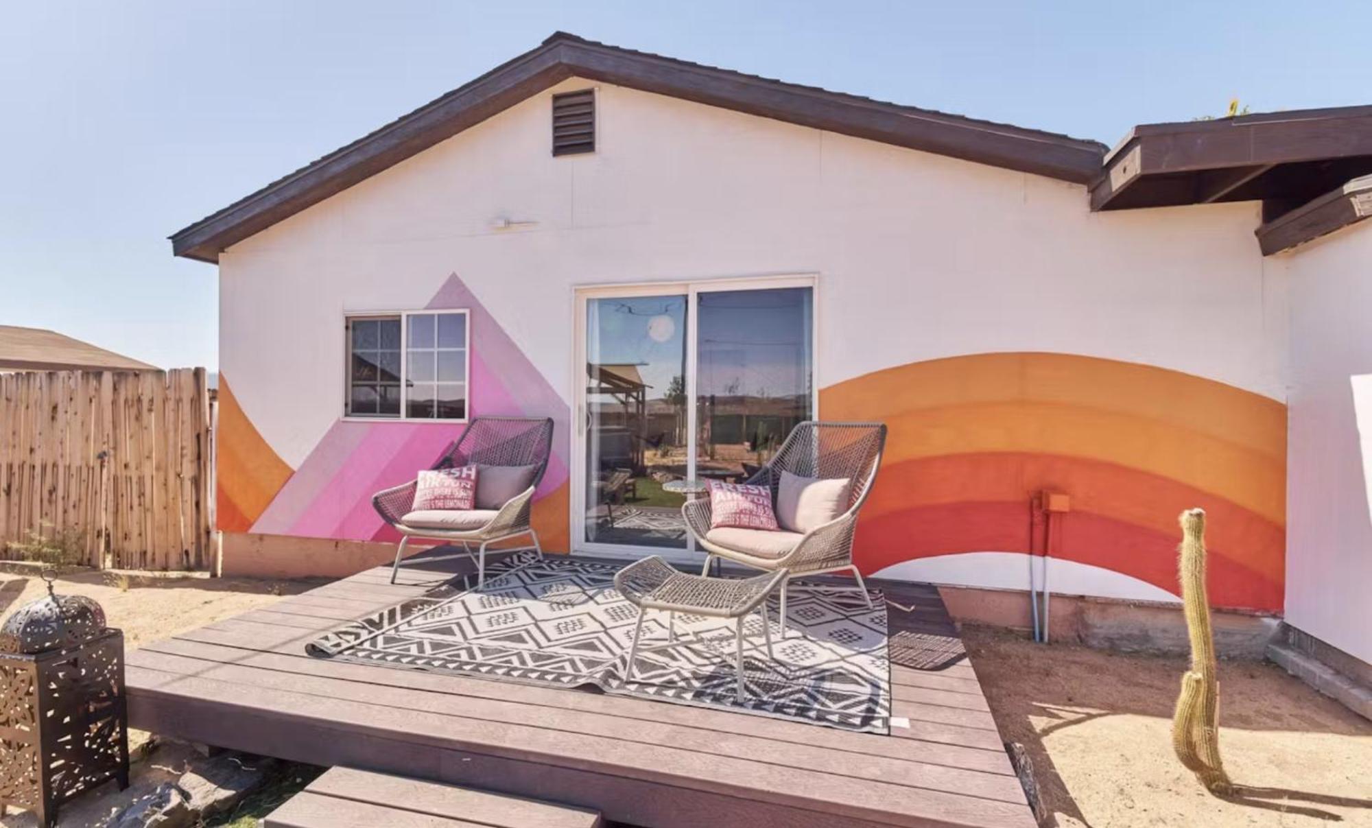 Twin Palms Desert Getaway - Jacuzzi, Fire Pit, Meditation Room & More Joshua Tree Esterno foto