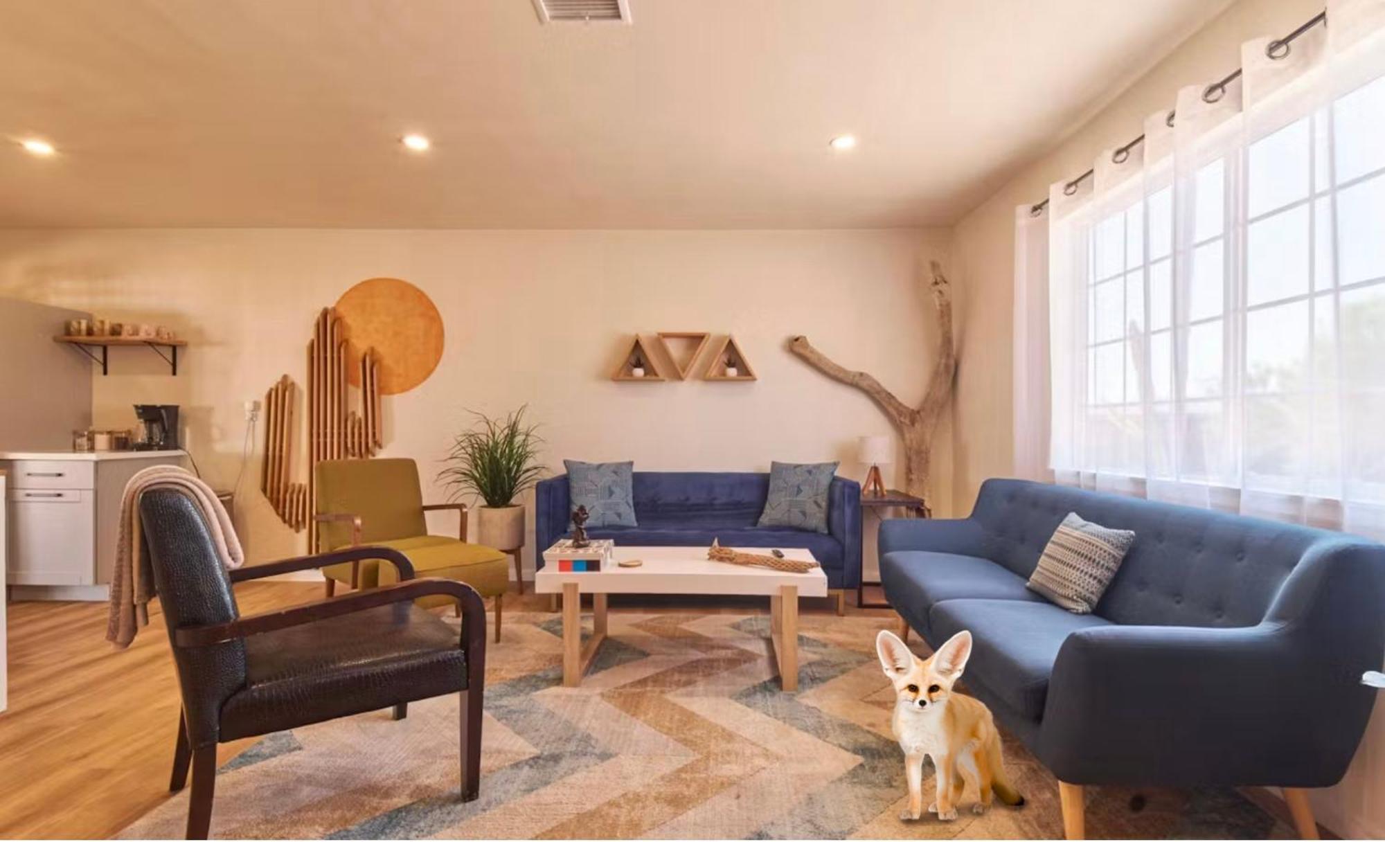 Twin Palms Desert Getaway - Jacuzzi, Fire Pit, Meditation Room & More Joshua Tree Esterno foto