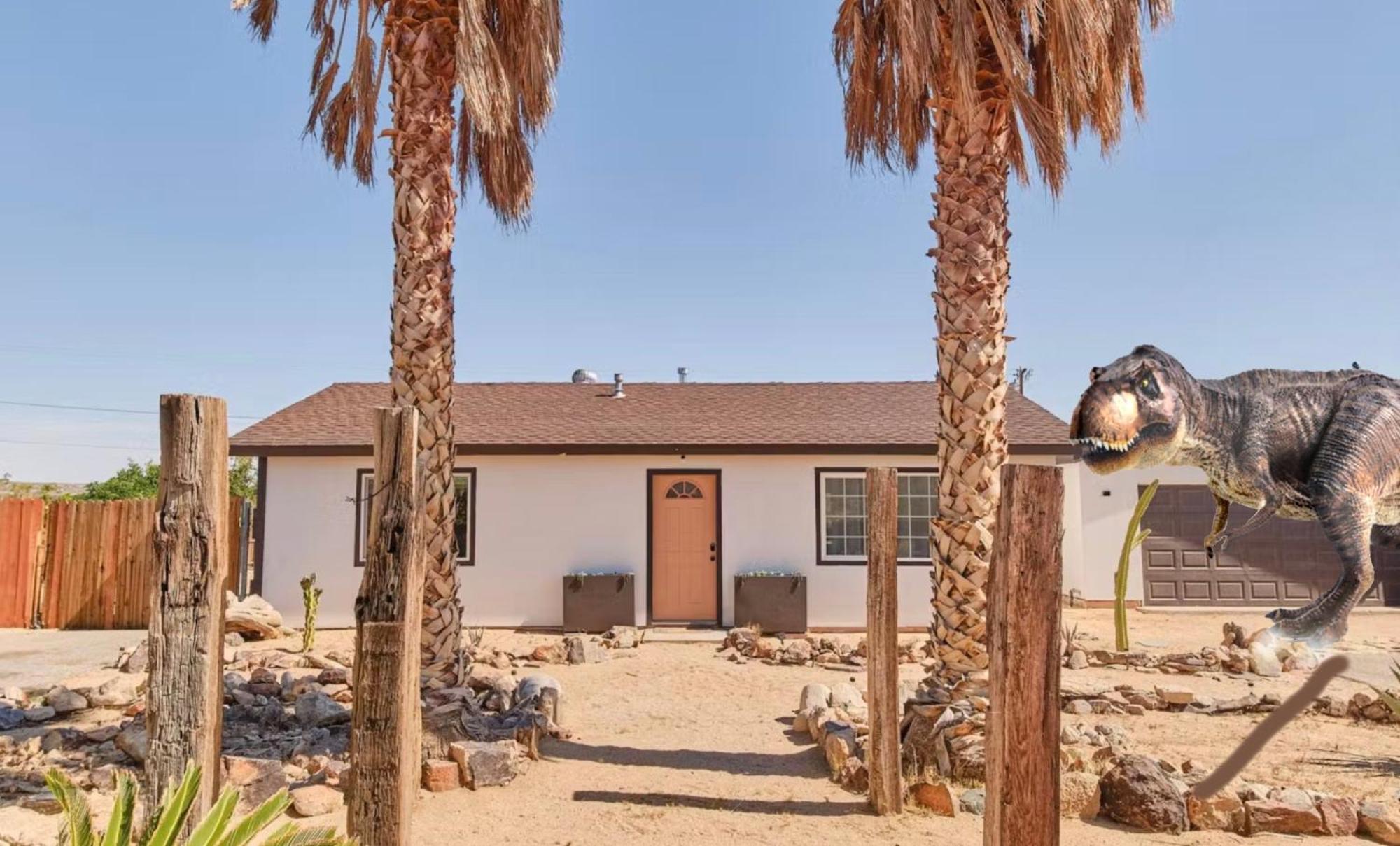 Twin Palms Desert Getaway - Jacuzzi, Fire Pit, Meditation Room & More Joshua Tree Esterno foto